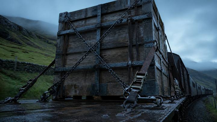 Shot 5, Valley Transport · Low-angle medium