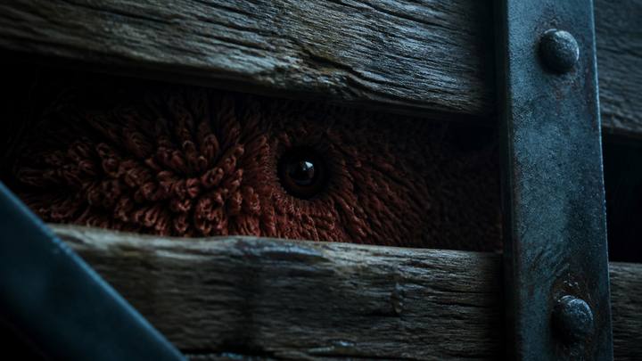 Shot 12, The Crate Wakes · Extreme close-up