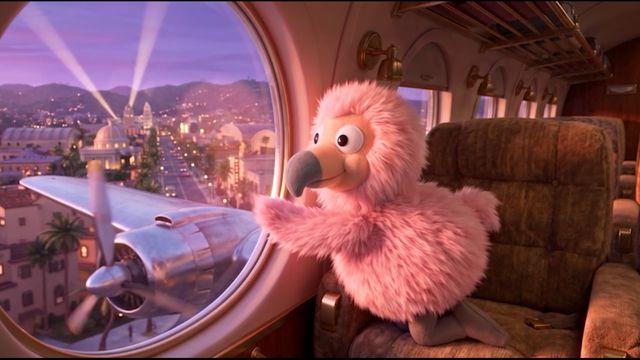 His first sight of Hollywood.